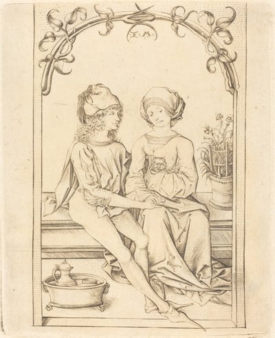 The Lovers, ca. 1490. av Israhel van Meckenem