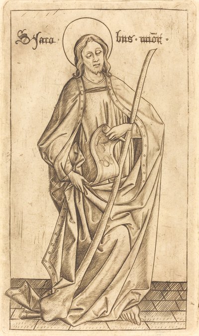 Saint James den mindre av Israhel van Meckenem after Master E.S.