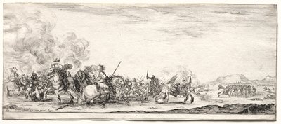 Peace and War: Cavalry Skirmish av Israël Henriet