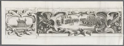 Beleiringen av La Rochelle: Plate 14, 1628-1630. av Israël Henriet
