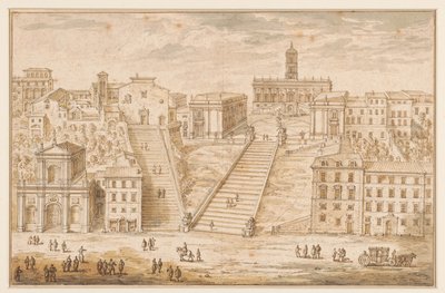 Capitol i Roma av Israël Silvestre