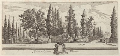 Garden of Cardinal Montalte av Israël Silvestre