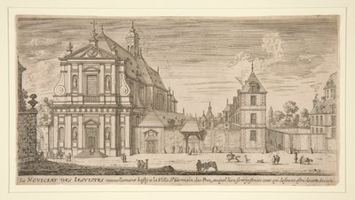 Jesuittnovitiat i St. Germain des Pres av Israël Silvestre