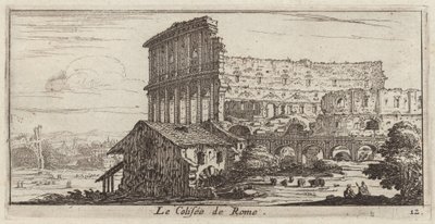 Colosseum i Roma av Israël Silvestre