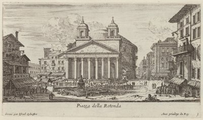 Piazza della Rotonda av Israël Silvestre