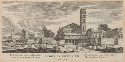 S. Croce i Jerusalem av Israël Silvestre