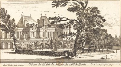 Vue de l'Hostel de Soissons av Israël Silvestre