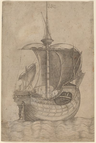 Carrack, på vei til høyre av Italian 15th Century