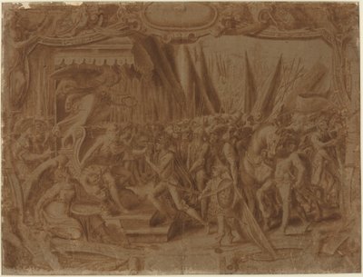 Historisk scene av Italian 16th Century
