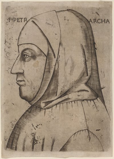 Portrett av Petrarca av Italian 16th Century