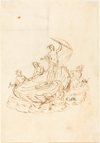 Et design for en saltkjeller av Italian 17th Century