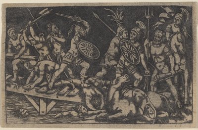 Horace Cocles av Italian 18th or 19th Century