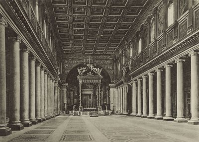 Basilikaen S Maria Maggiore, innvendig av Italian Photographer