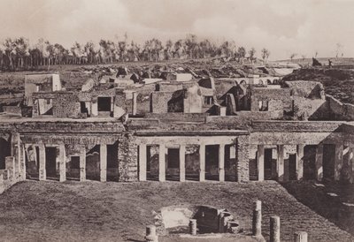 Casa Di Diomede, House of Diomedes (s/h-bilde) av Italian Photographer