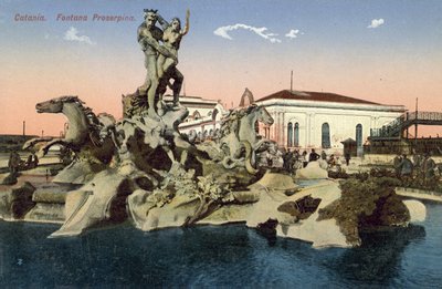 Catania, Italia, Proserpina-fontenen av Italian Photographer