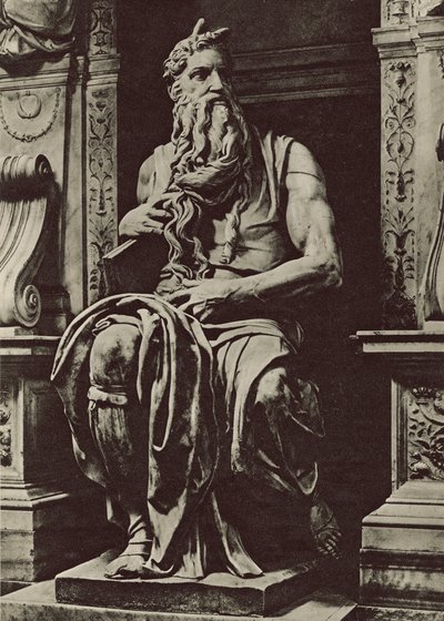 Church of S Pietro in Vincoli, Moses of Michelangelo av Italian Photographer