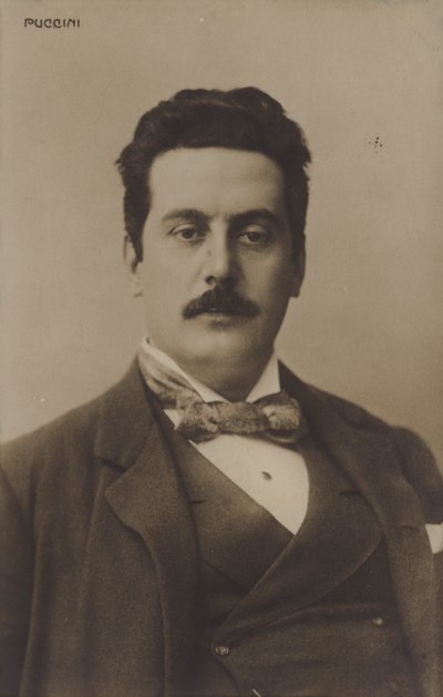 Giacomo Puccini , italiensk komponist av Italian Photographer
