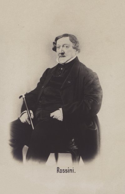 Gioachino Rossini , italiensk komponist av Italian Photographer