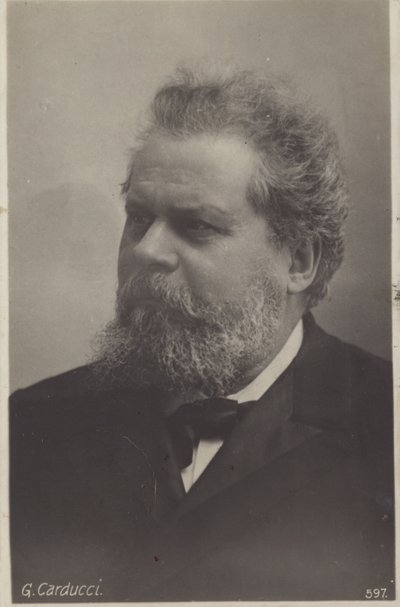 Giosue Carducci (1835-1907), nobelprisvinnende italiensk poet av Italian Photographer
