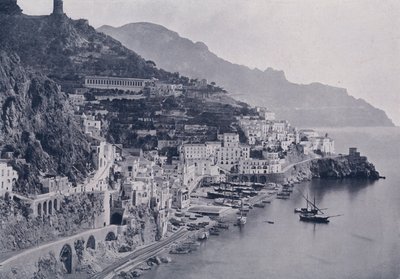 Italia: Amalfi (s/hvitt bilde) av Italian Photographer