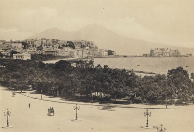 Napoli: Panorama sett fra Mergellina (s/h-bilde) av Italian Photographer