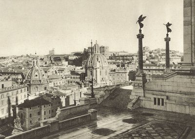 Panorama fra monumentet til Victor Emanuel av Italian Photographer