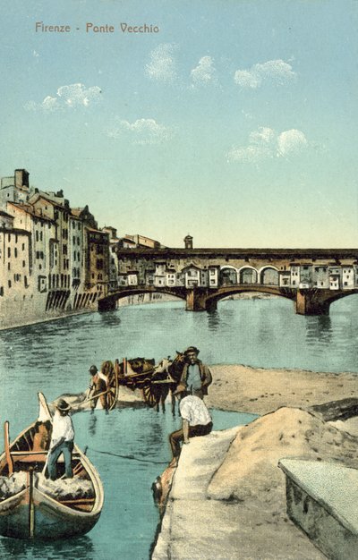 Ponte Vecchio, Firenze (fargebilde) av Italian Photographer