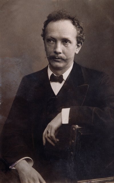 Portrett av Richard Strauss (1864-1949), tysk komponist. av Italian Photographer