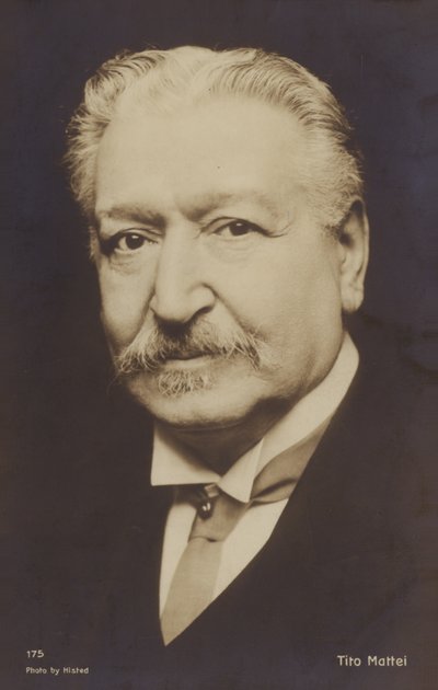 Portrett av Tito Mattei av Italian Photographer