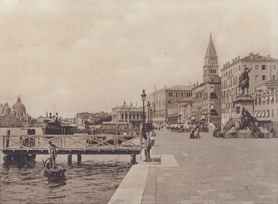 Riva Degli Schiavoni (s/h-bilde) av Italian Photographer