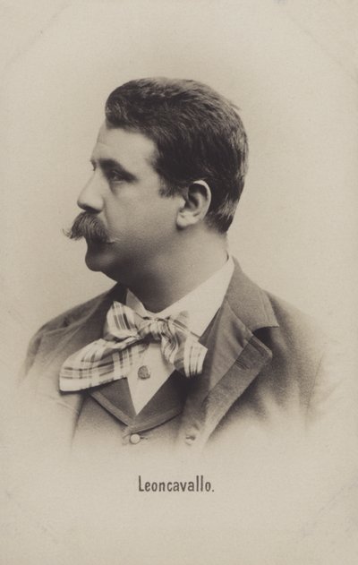 Ruggero Leoncavallo , italiensk komponist av Italian Photographer