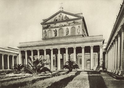 ST Pauls basilika, fasade av Italian Photographer