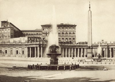 S Peters Square og Vatikanpalasset av Italian Photographer