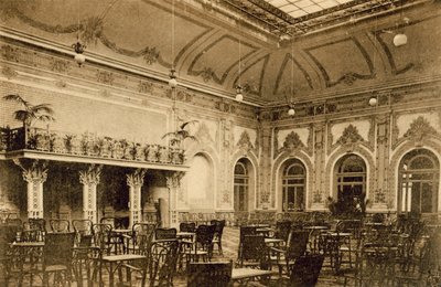 San Remo, Casino Municipale, Winter Garden (s/h-bilde) av Italian Photographer