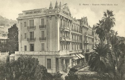 San Remo, Italia, Grande Hotel Belle Vue av Italian Photographer
