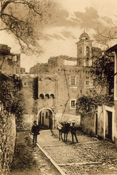 San Remo, Porta S Giuseppe (s/hvitt-bilde) av Italian Photographer