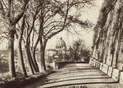 St Peters sett fra Janiculus av Italian Photographer