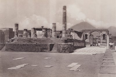 Jupiter-tempel, Jupiter-tempel (s/h-bilde) av Italian Photographer