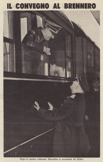 Brennerkonferansen (s/h-bilde) av Italian Photographer