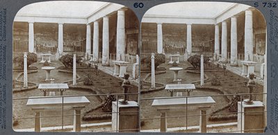 The House of Vettii, Pompeii, fra The Underwood Travel Library, 1895 (sepia-bilde) av Italian Photographer