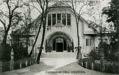 Den ungarske paviljongen på den internasjonale kunstutstillingen, Venezia av Italian Photographer