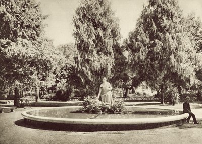 Pincian Hill, The Fountain of Moses av Italian Photographer