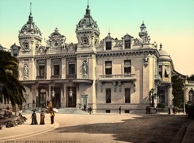 Fasaden til kasinoet i Monte Carlo, i fyrstedømmet Monaco, i Frankrike av Italian Photographer