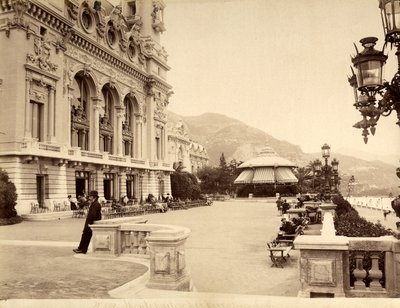 Strandpromenaden nær kasinoet i Monte Carlo i Monaco av Italian Photographer