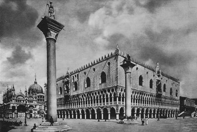 Venezia, Dogepalasset (s/h-bilde) av Italian Photographer