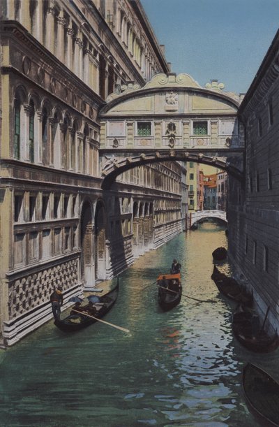 Venezia, Sukkenes Bro (farget bilde) av Italian Photographer