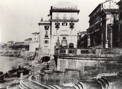 Utsikt over Porto di Ripetta av Italian Photographer