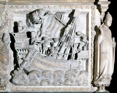 1300-talls skip. St. Eustorgio-kirken i Milano. av Italian School