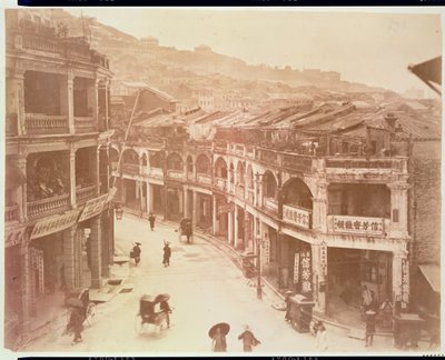 A Street in Hong Kong (albumtrykk) av Italian School