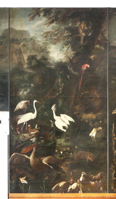 Dyr, Myte om Orfeus, detalj av Italian School